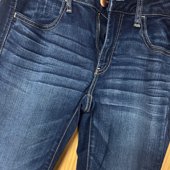 American Eagle Outfitters Dark Blue Skinny Jeans - Picture 4 of 6